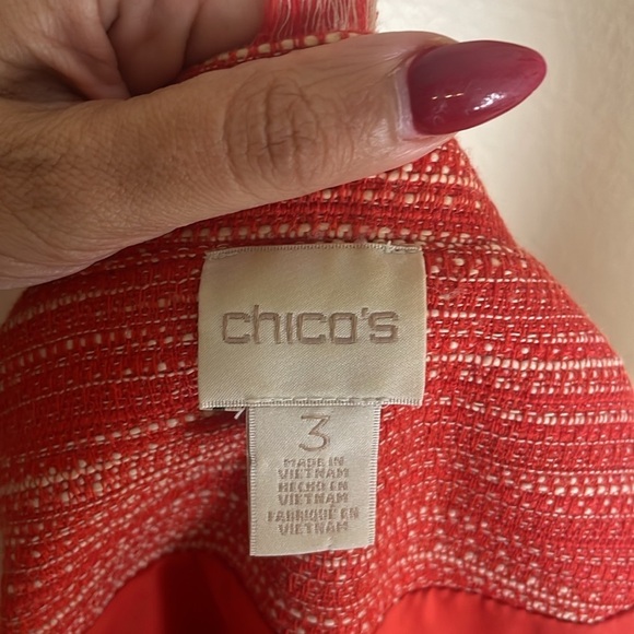 Chico’s - Textured Fringe Jacket - EUC - Picture 11 of 11